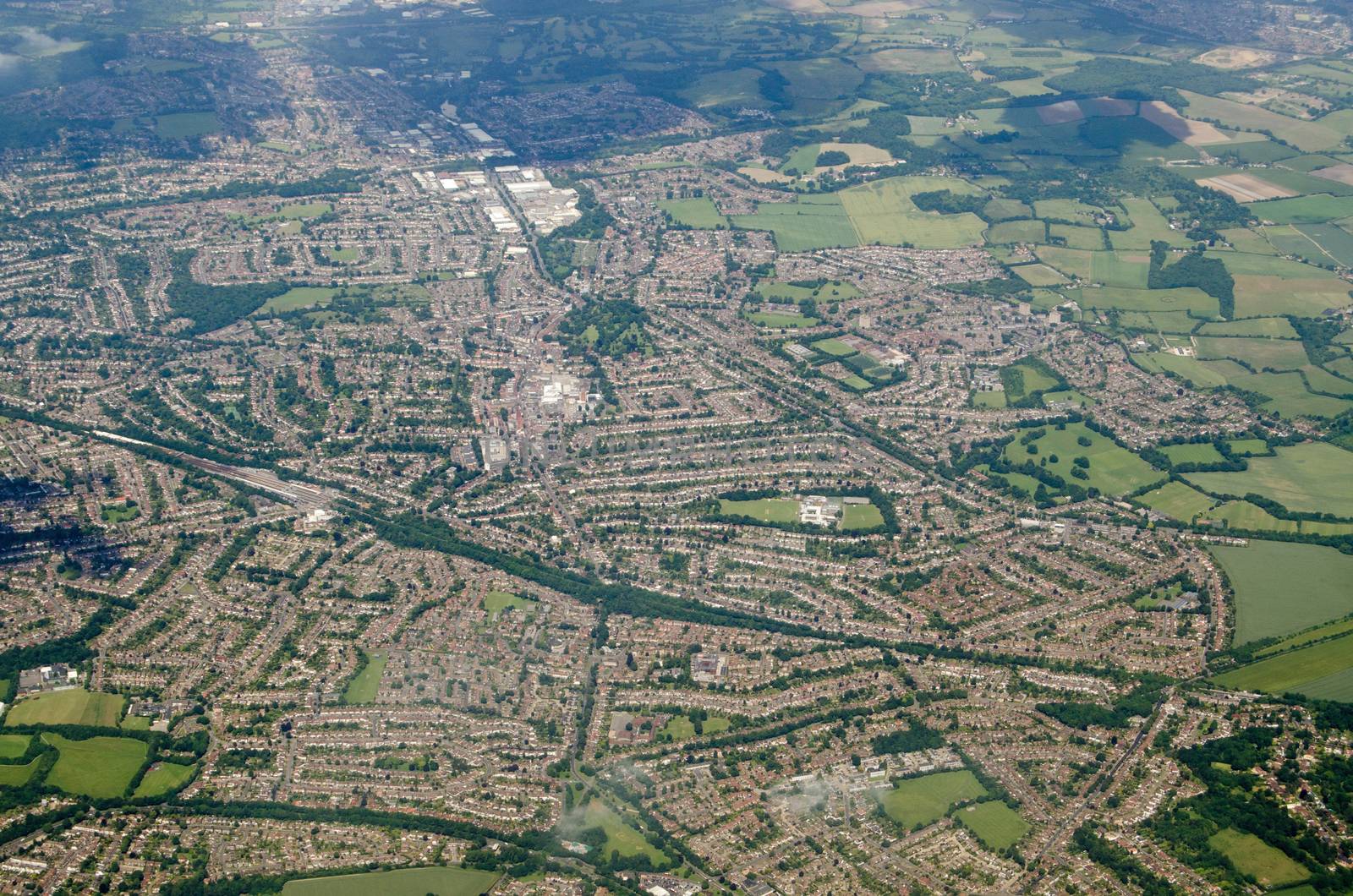 Orpington, Aerial view by BasPhoto