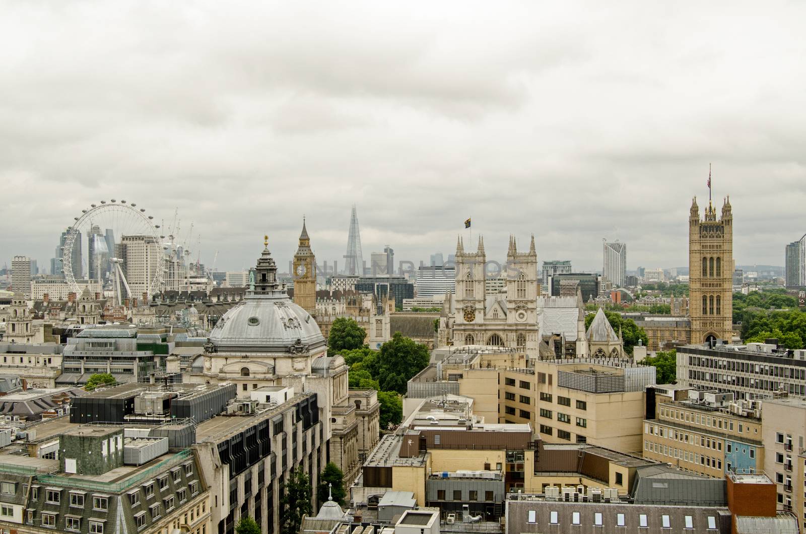 Westminster Skyline, London by BasPhoto