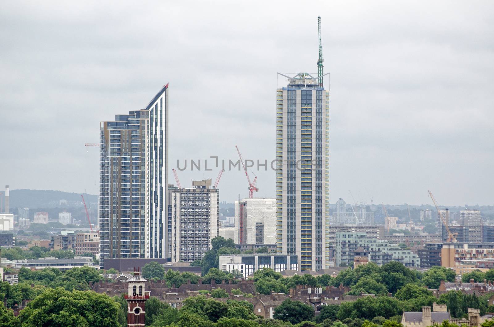 New Tower Block Flats, Elephant and Castle by BasPhoto