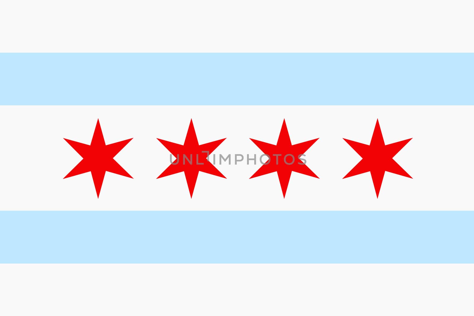 A background illustration Chicago flag Illinois USA city