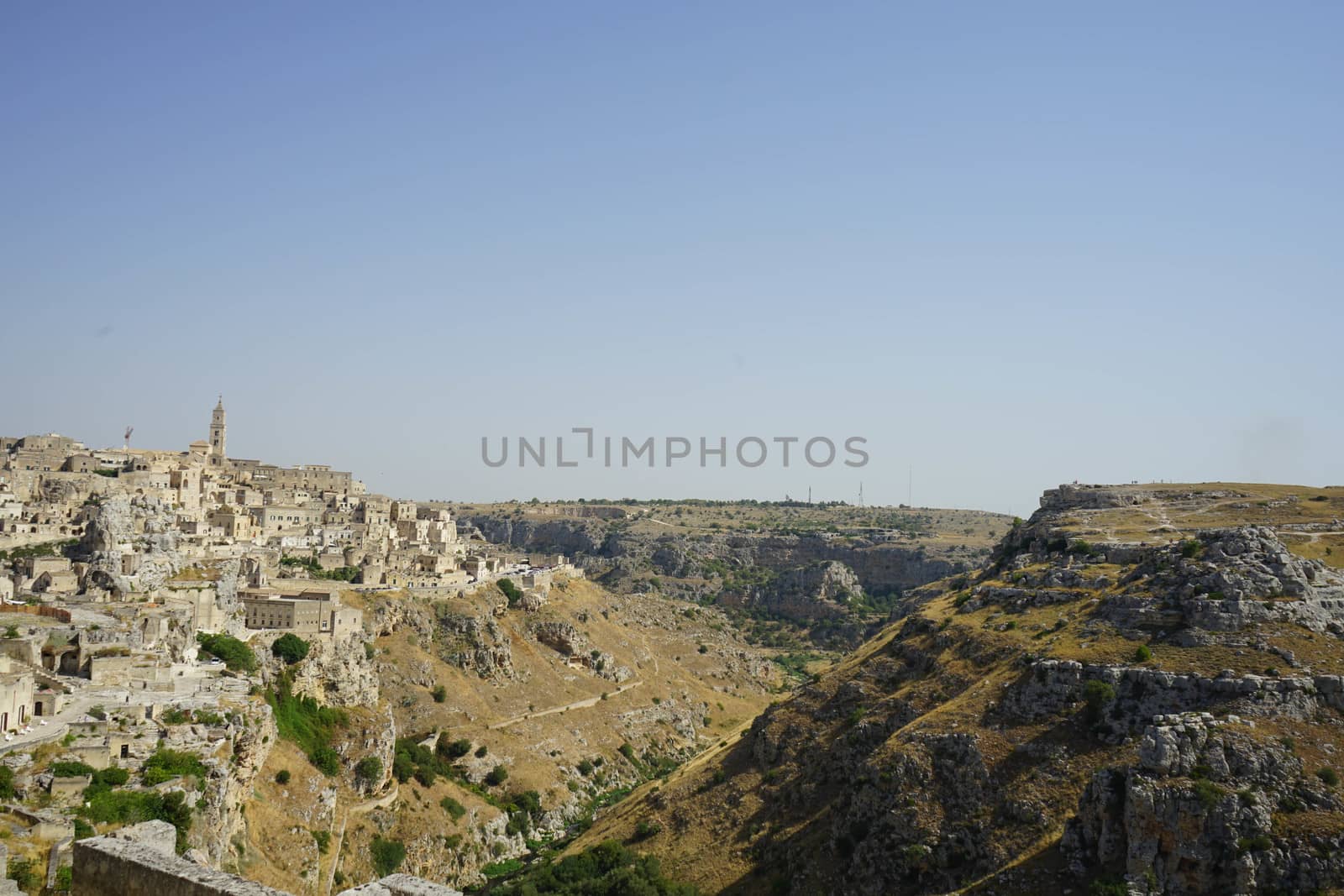 View on the Matera "stones" by cosca