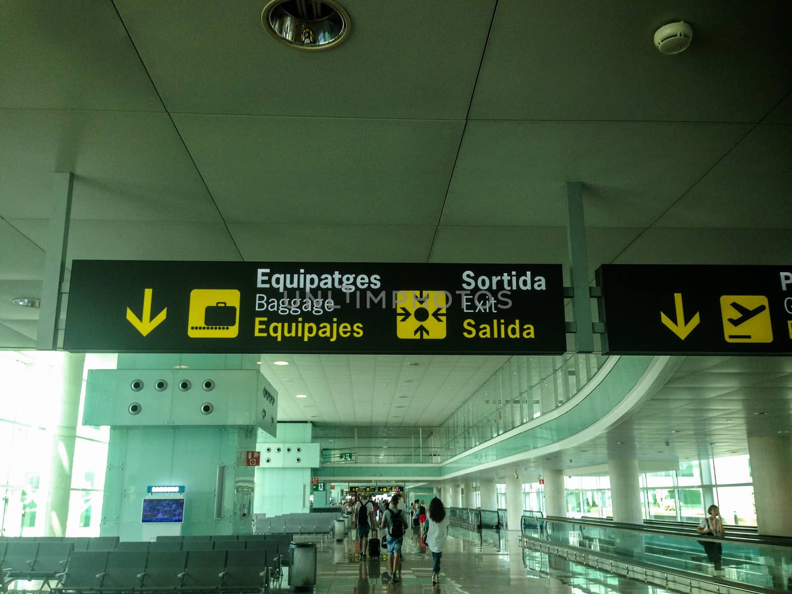 Josep Tarradellas Airport Barcelona-El Prat, Barcelona- Spain August 2015