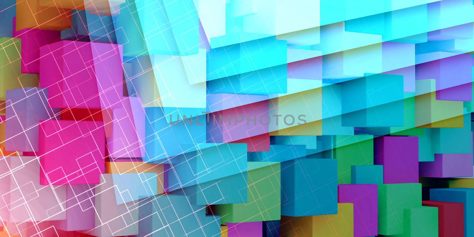 Creative Innovation and Glowing Concept as a Art