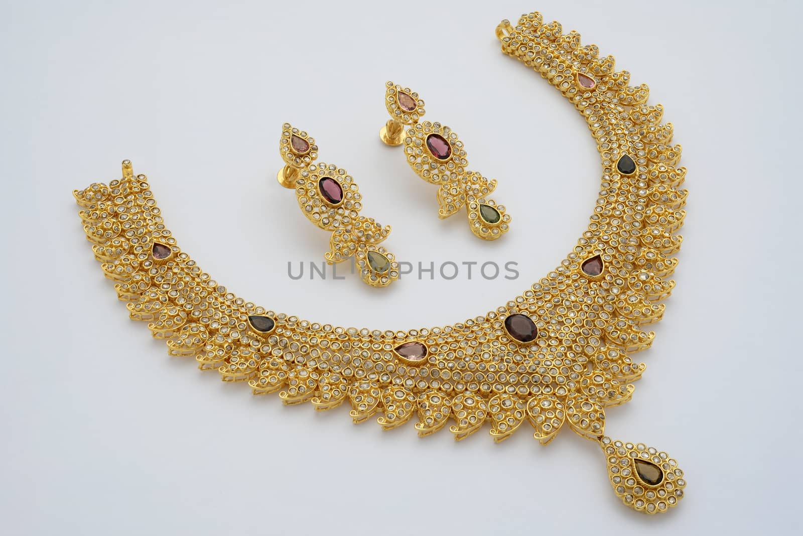 Gold jewelry Macro shot
