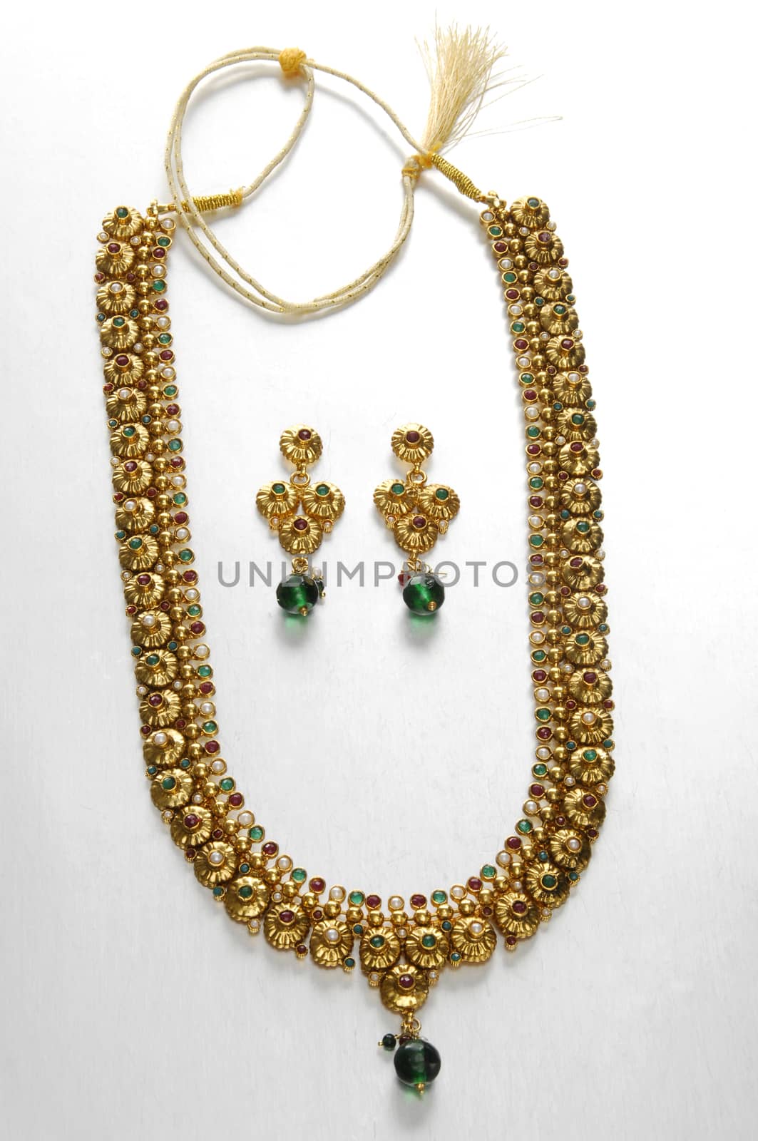 Gold jewelry Macro shot