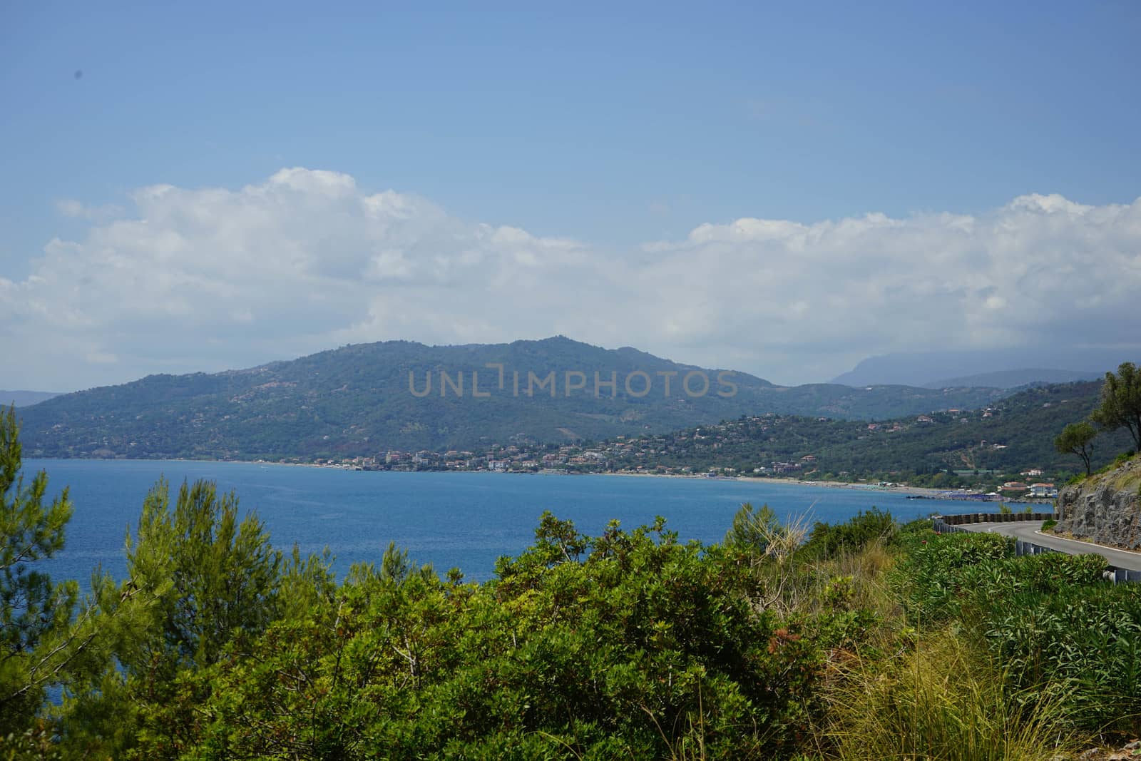 View of the city of Sapri, Salerno - Campania