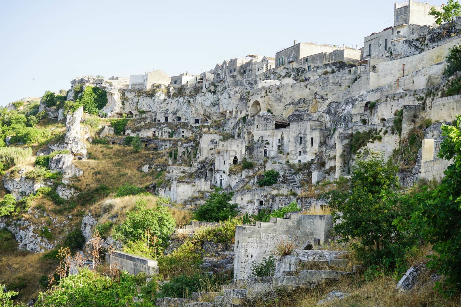 The old side of the town of Matera, Basilicata - Italy