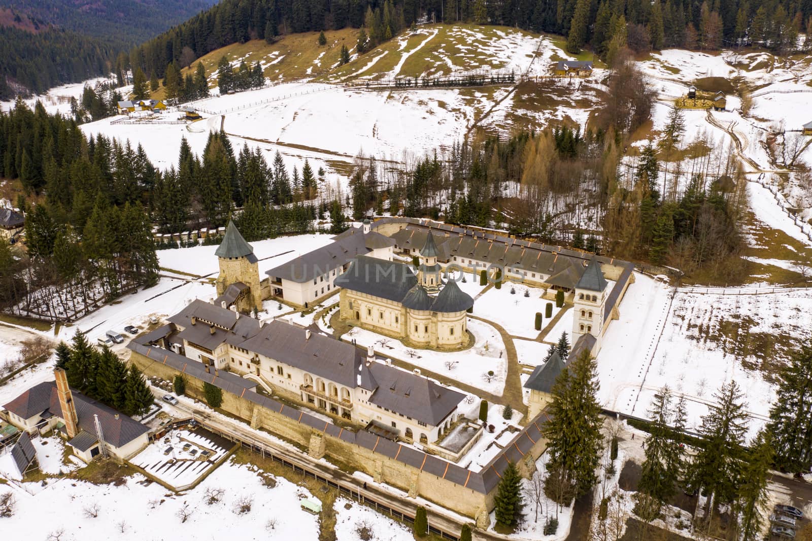 One of the most important romanian monastery, Putna. (Unesco Heritage). The monastery was built and dedicated by Stephen the Great