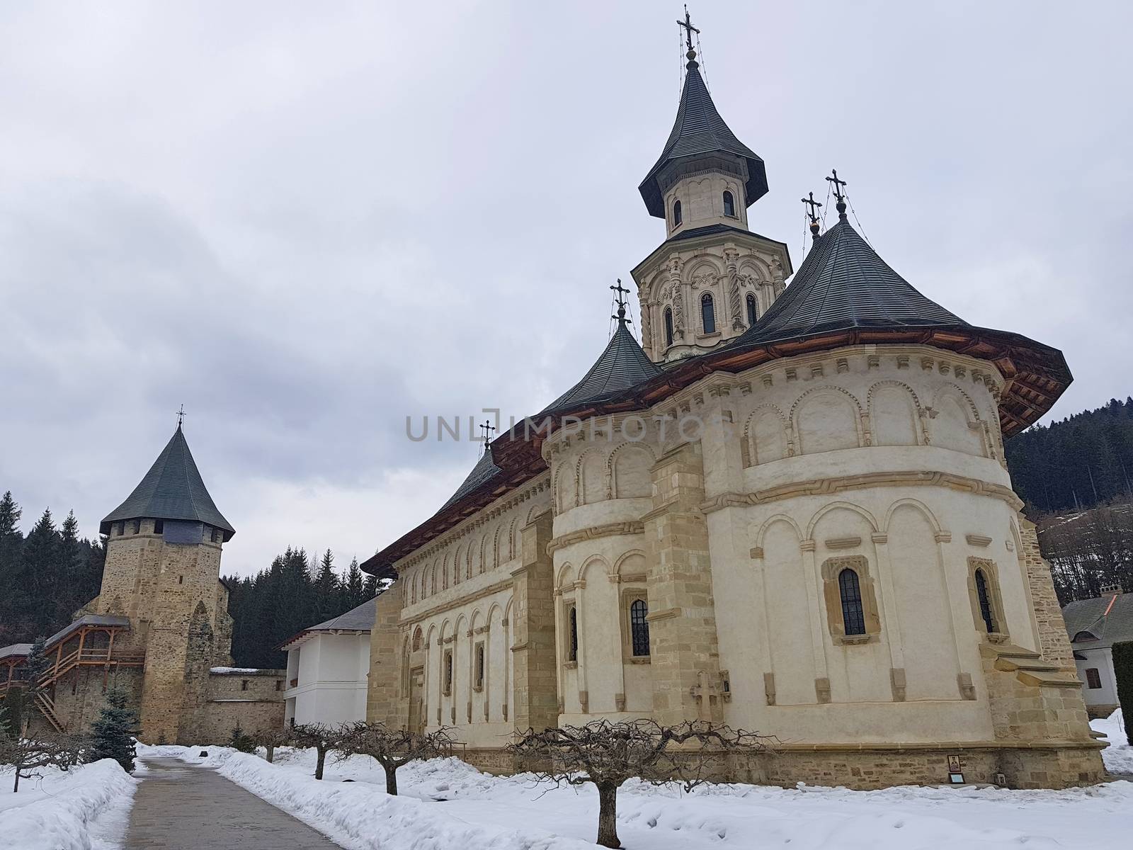 One of the most important romanian monastery, Putna. (Unesco Heritage). The monastery was built and dedicated by Stephen the Great