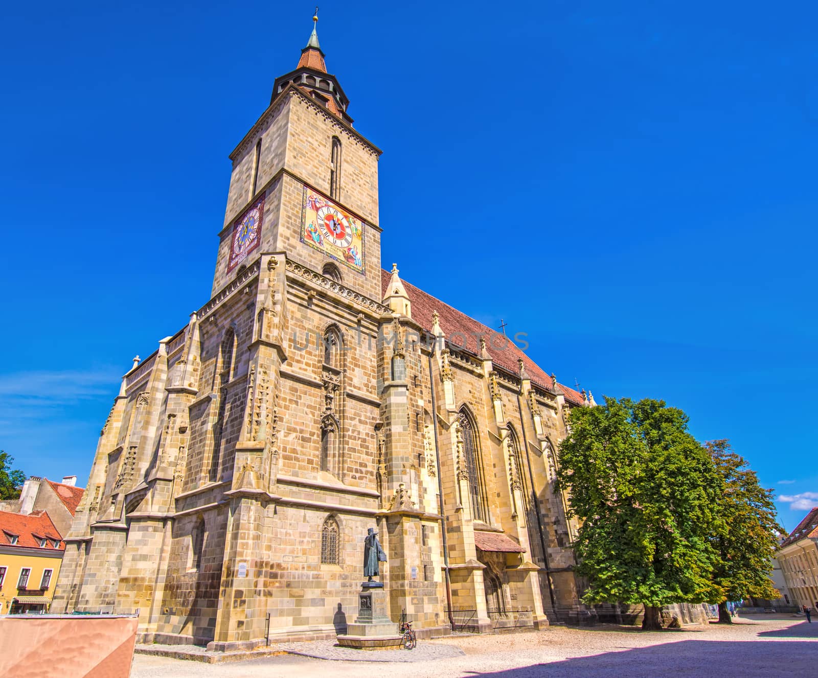 Medieval church in Brasov, Romania called Black Church after a great fire from 17th century