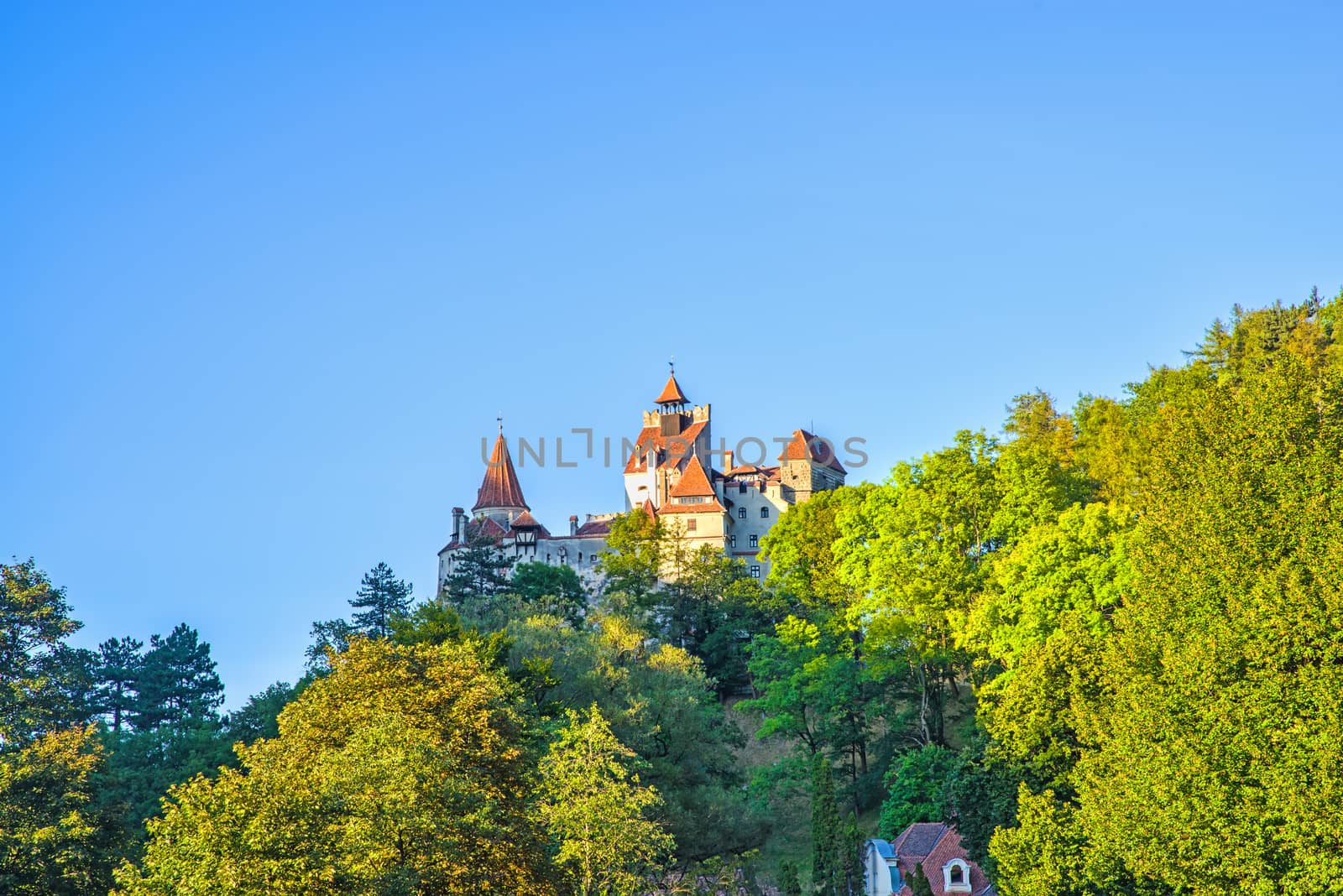 Medieval Castle of Bran, known for Dracula story, one of important landmarks in Romania.