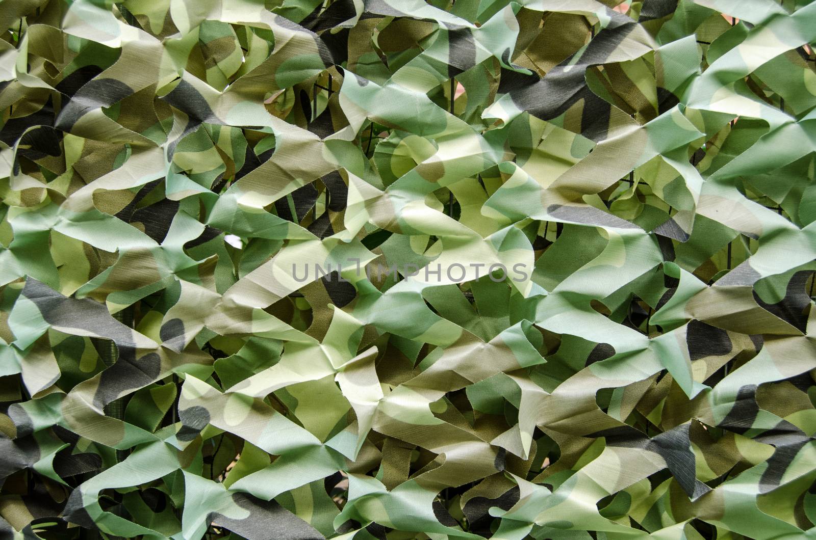 Camouflage fabric screen by BasPhoto
