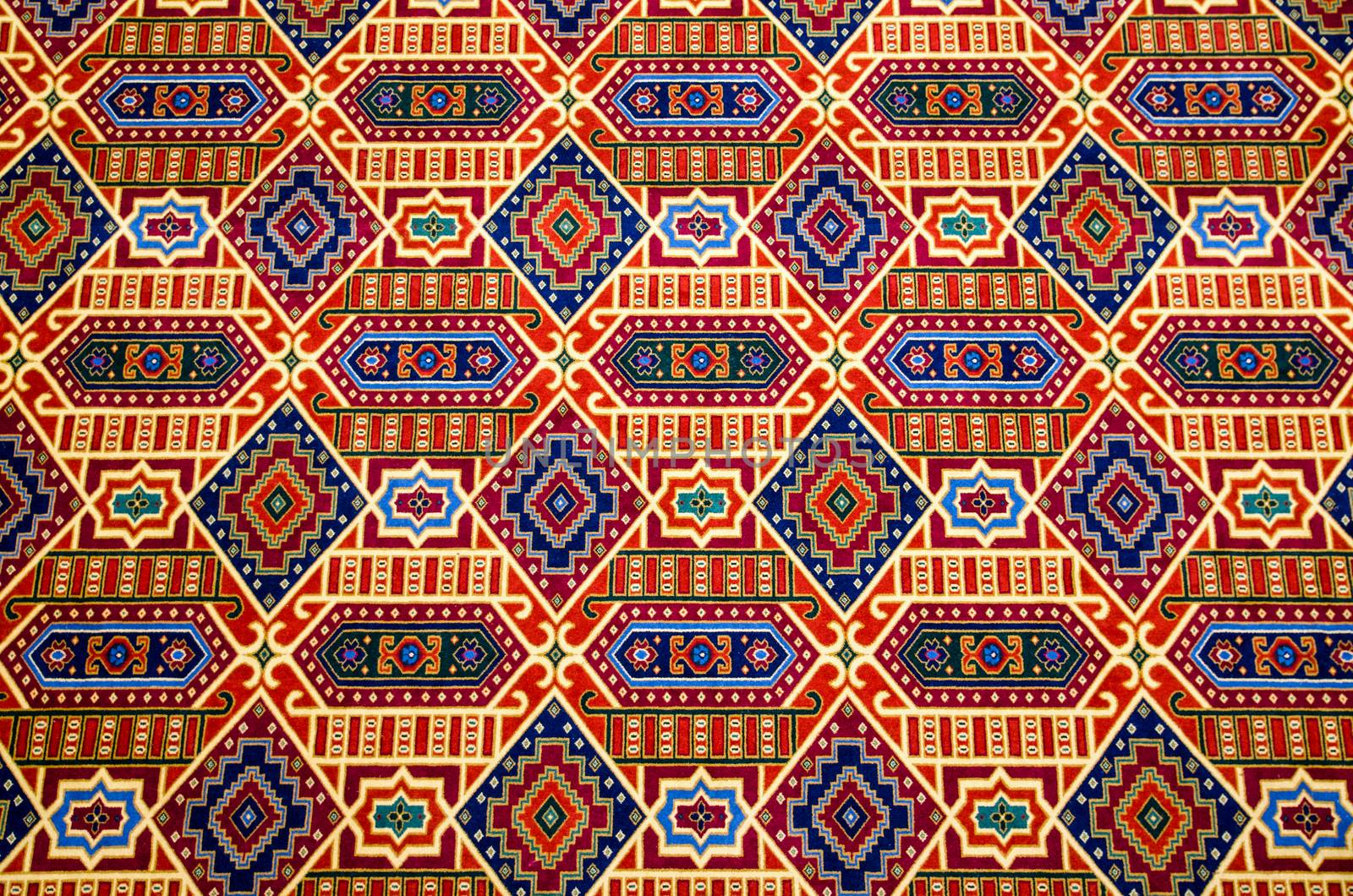 ornate carpet background by BasPhoto
