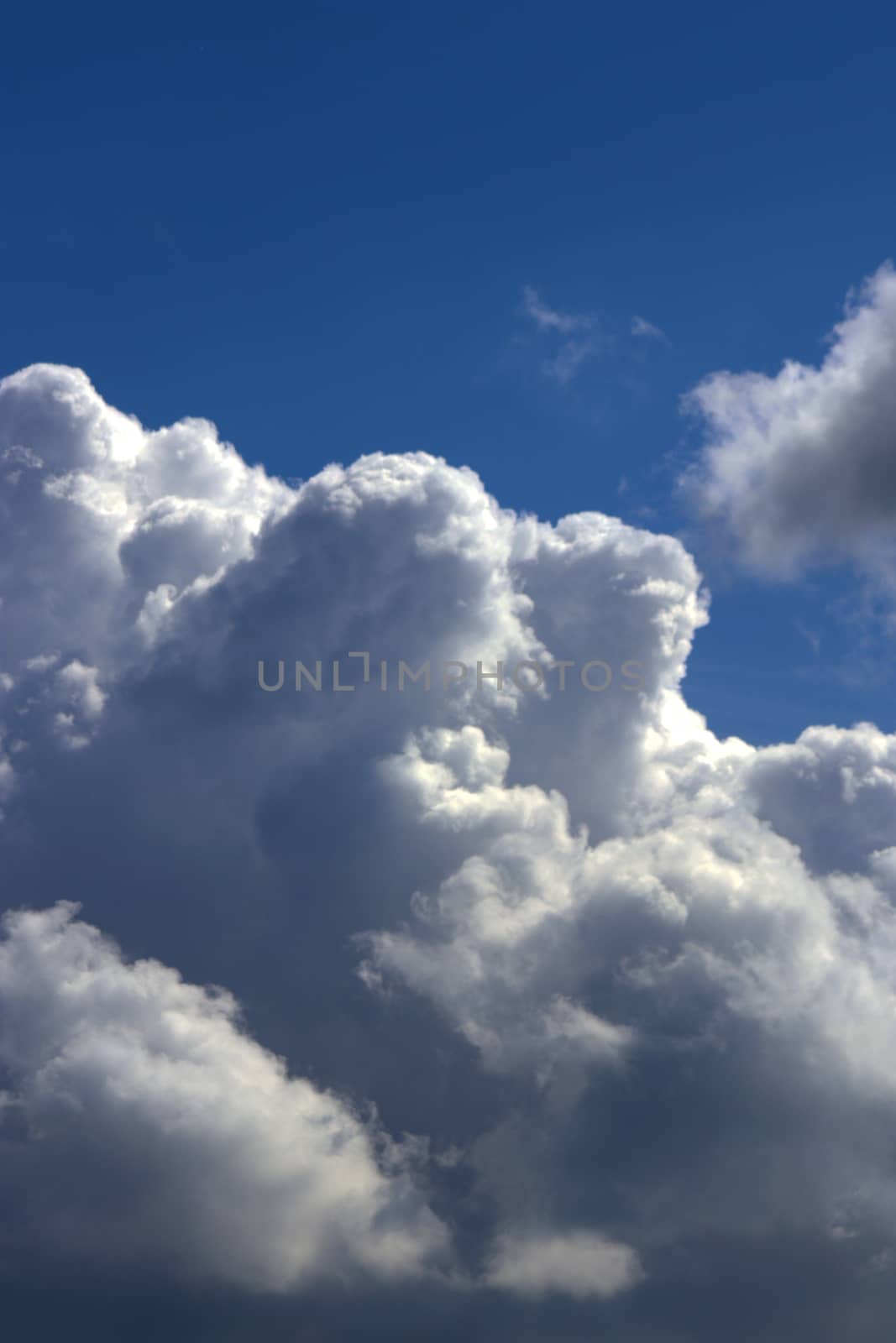 Sky cloudscape background. Clouds weather backdrop. Atmosphere nature pattern.