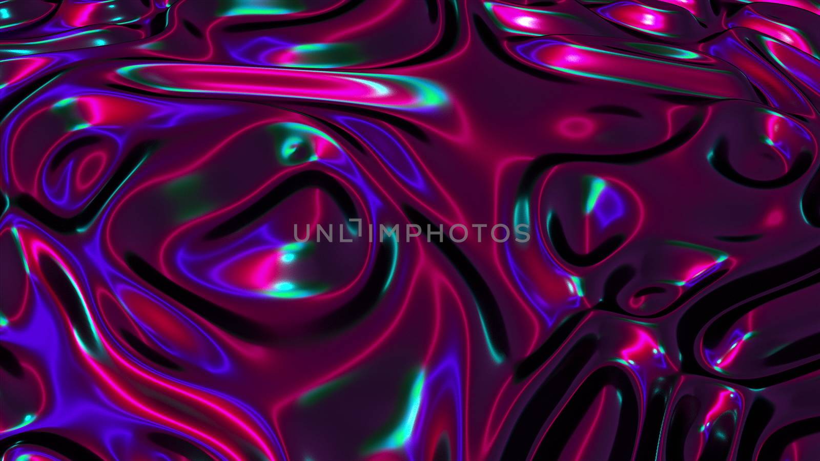 Computer generated realistic background of weaving iridescent cloth, 3D rendering background by nolimit046