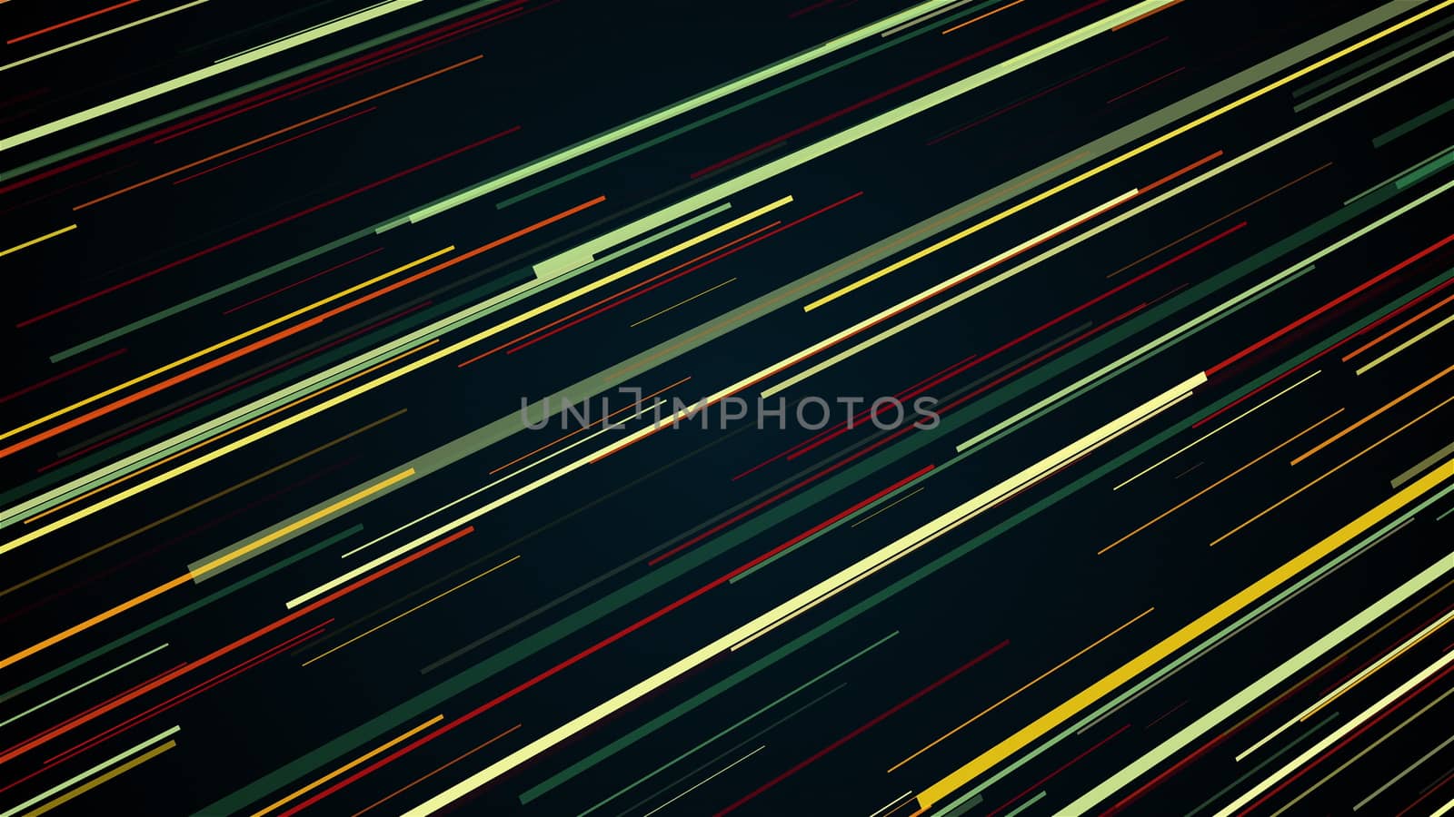 Abstract stripes in space - abstraction of data communication, computer generated background, 3D rendering