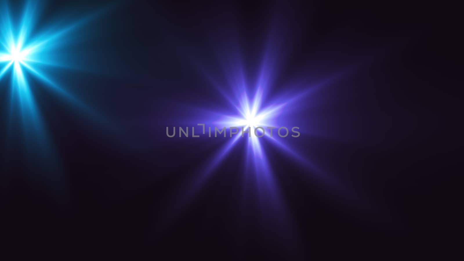 Computer generated chaotic fashion flashes of light. Effect dynamic lighting with rays. 3d rendering by nolimit046