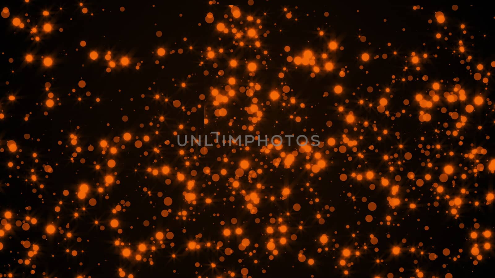 Abstract bright glitter particles in space, computer generated abstract background, 3D rendering by nolimit046