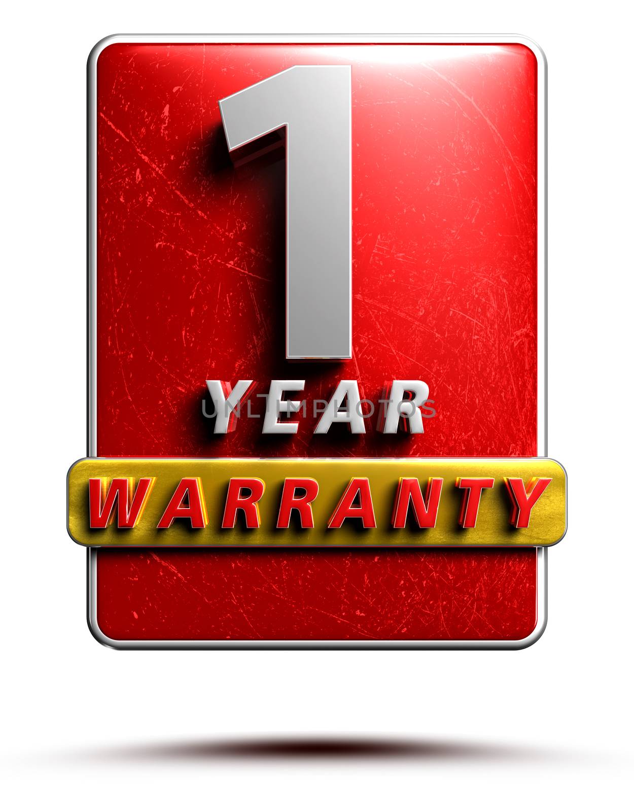 1 year warranty 3d. by thitimontoyai