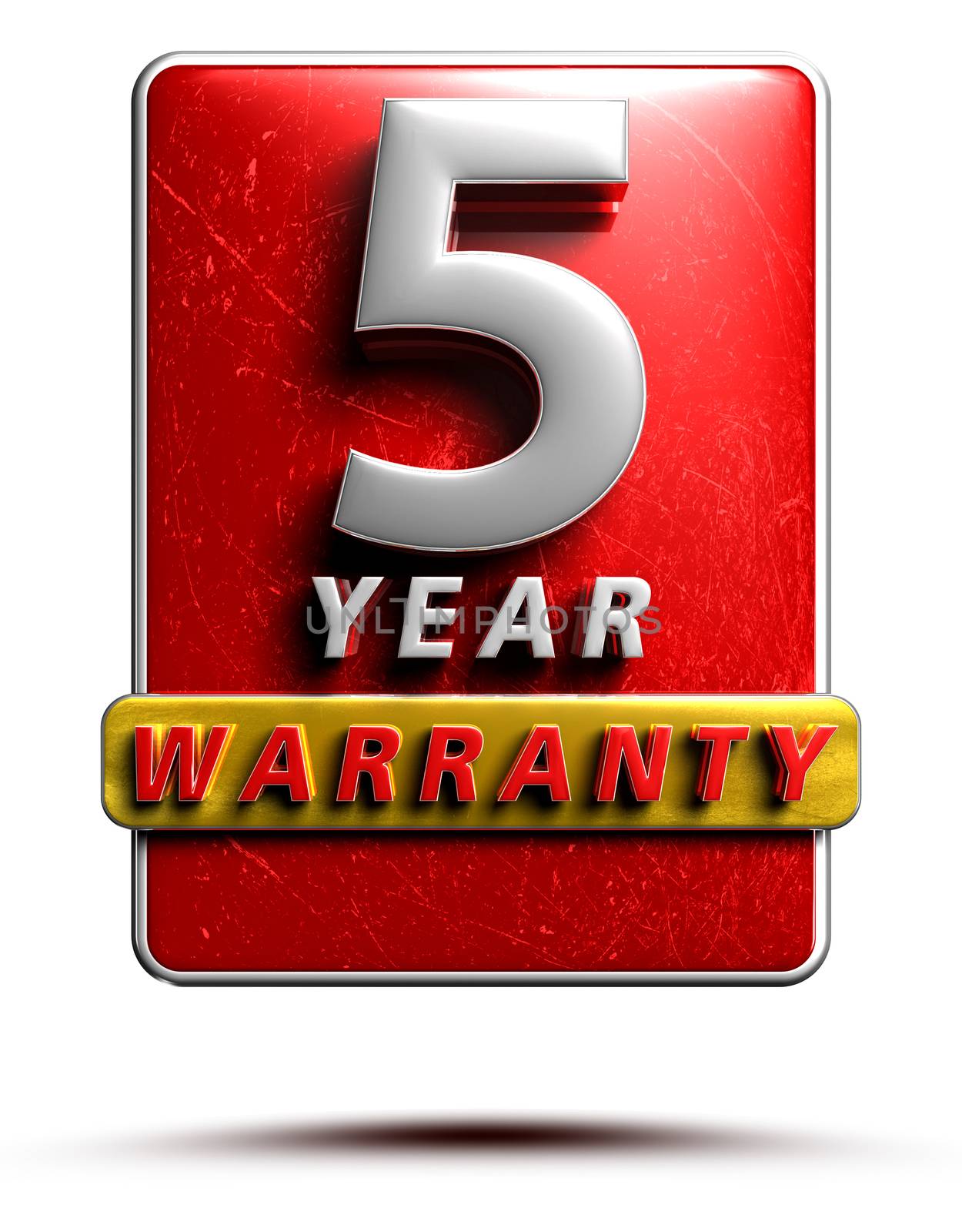 5 year warranty 3d. by thitimontoyai