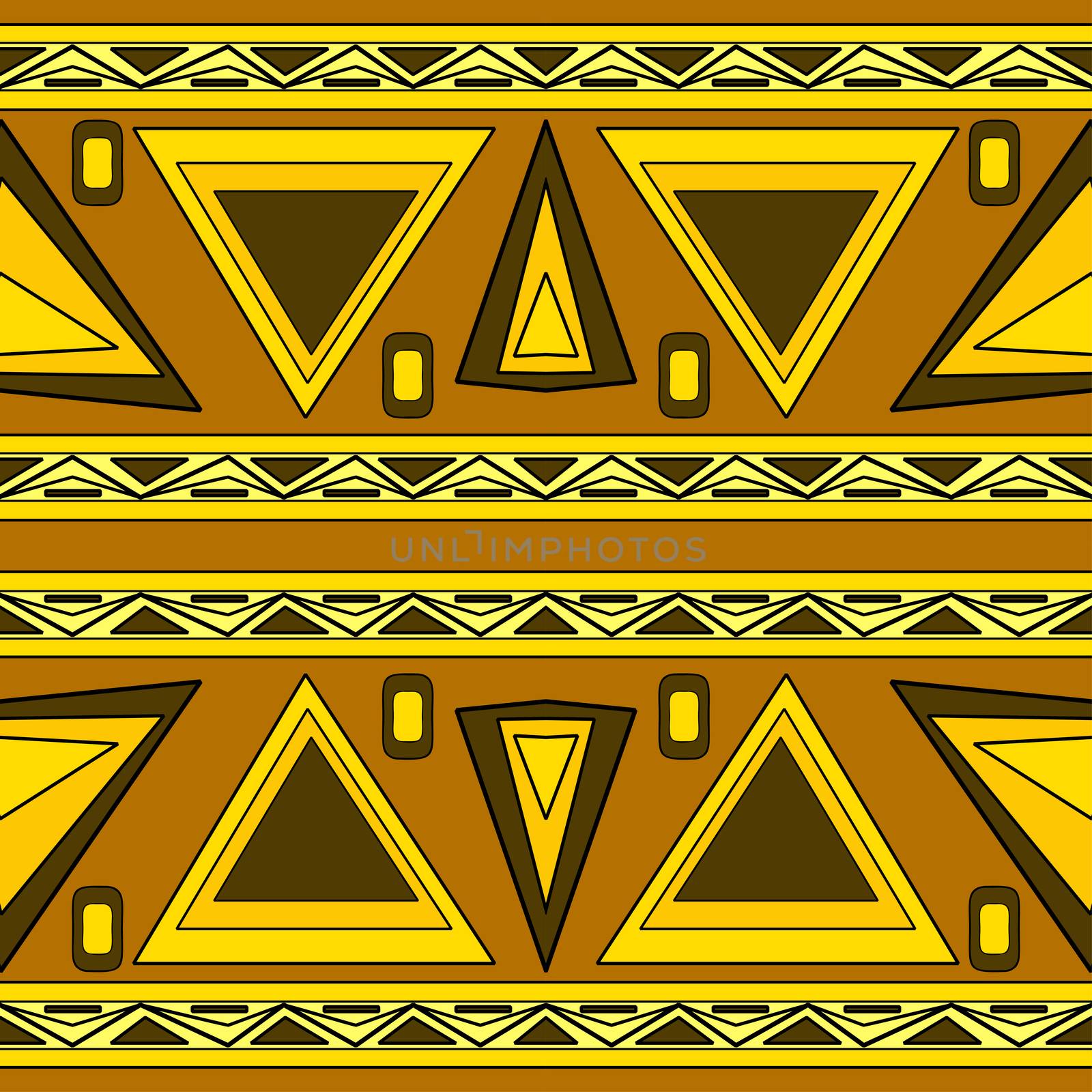 Seamless ethnic background folk african endless pattern by eskimos