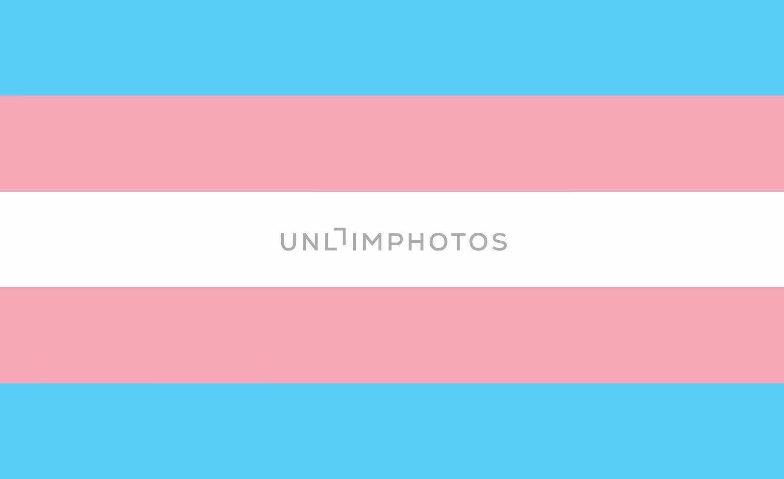 Transgender Pride Flag Colors by Bigalbaloo