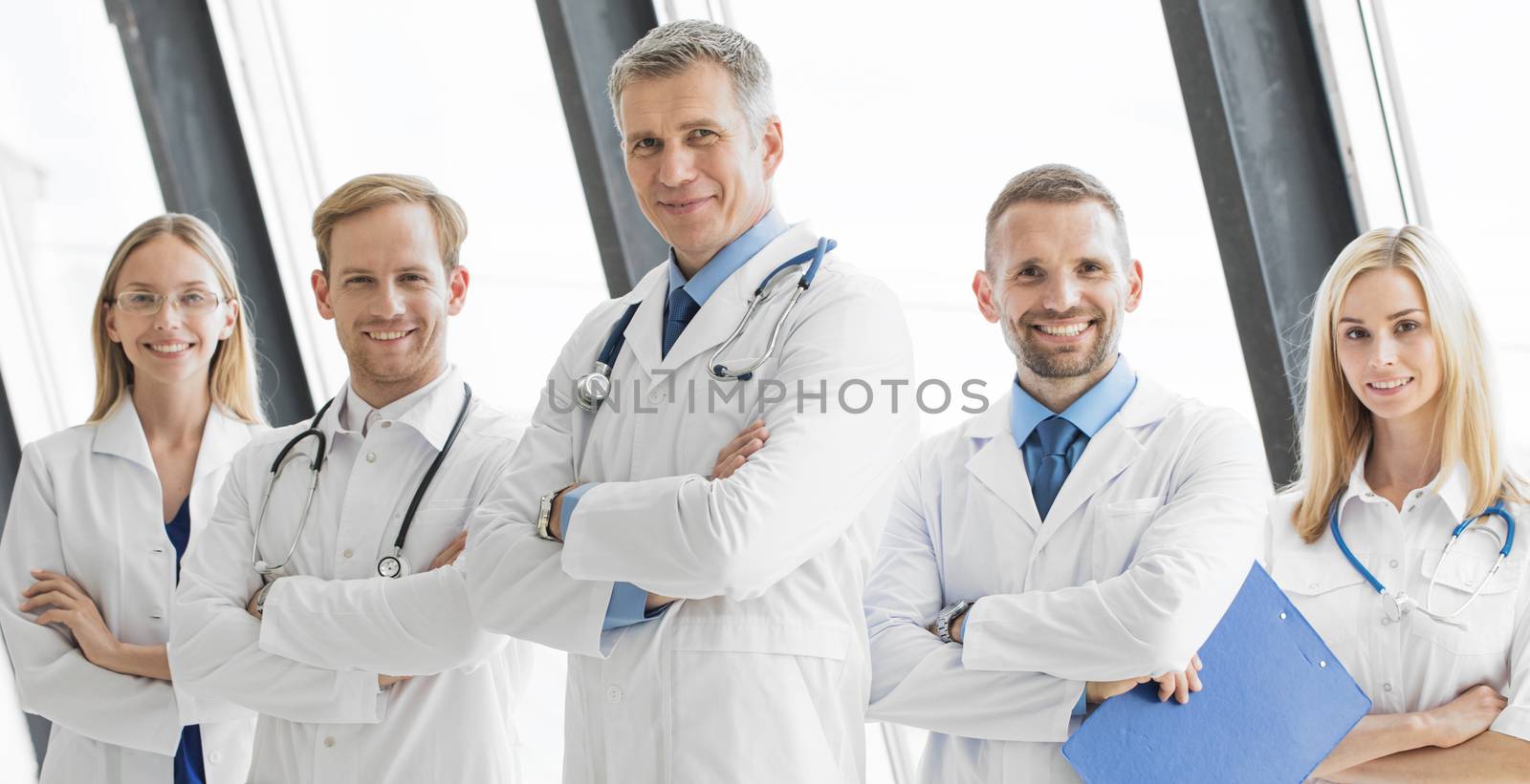 Team of medical professionals by Yellowj