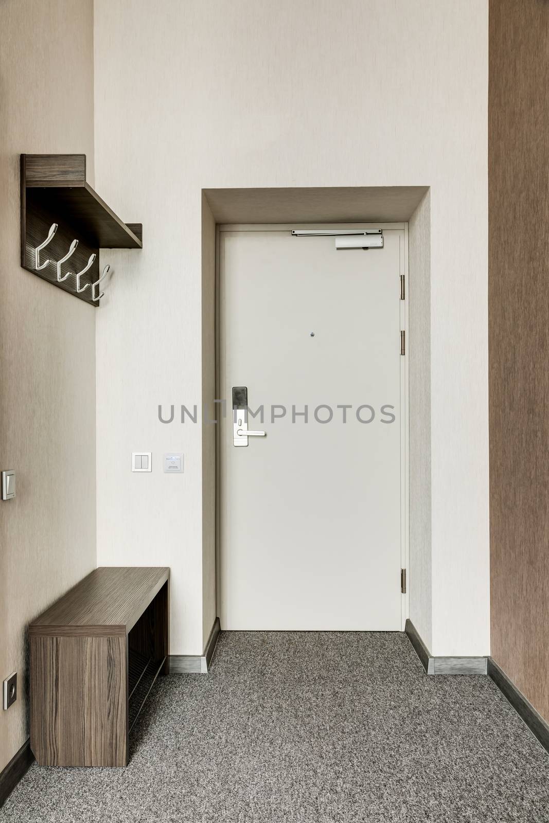 The front door to the apartment by sveter