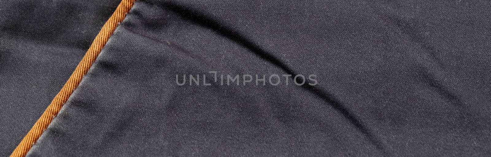 Close-up of blue denim texture. Denim jeans background by bonilook