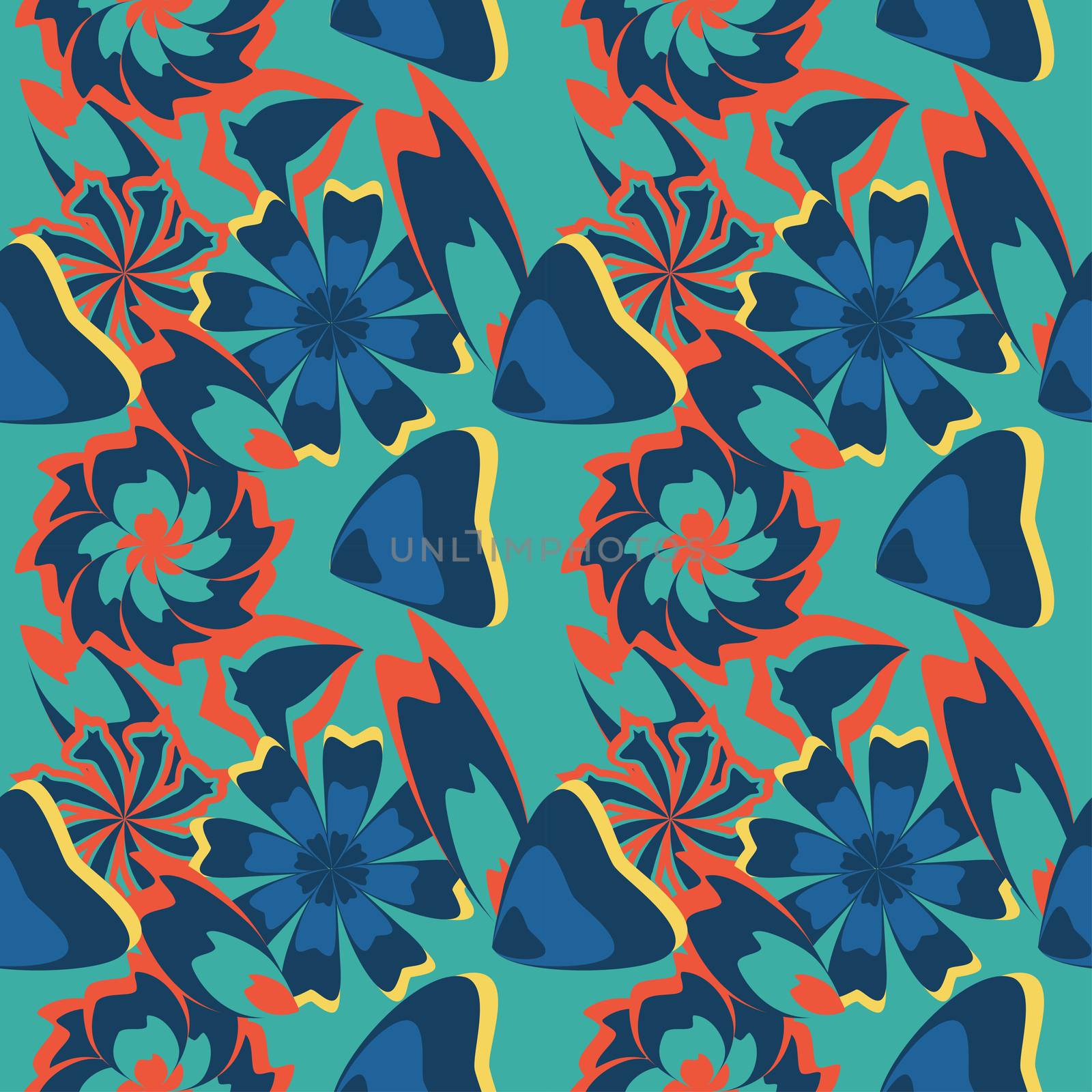 Ornamental frosty or floral background. Seamless pattern for your design wallpapers, pattern fills, web page backgrounds, surface textures.