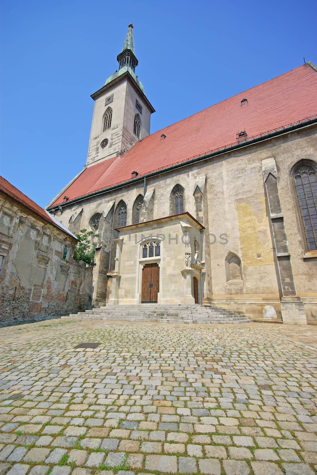 Medieval Cathedral of Saint Martin, Bratislava downtown