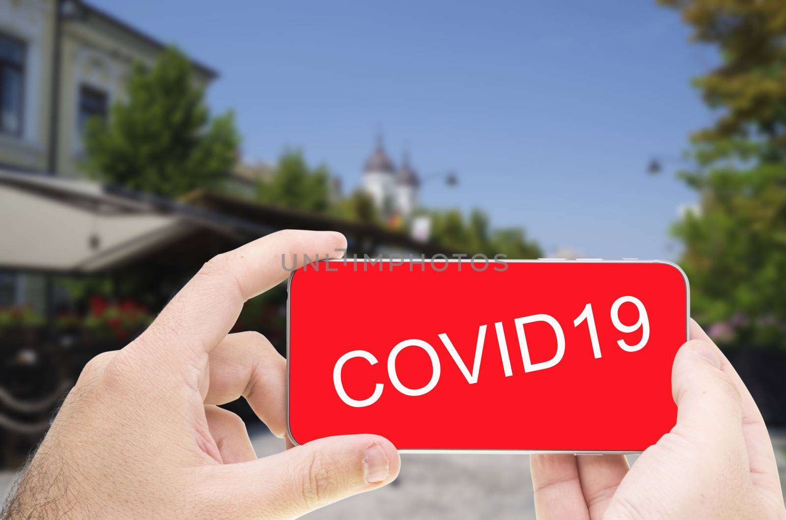 Covid19 on smartscreen display by savcoco