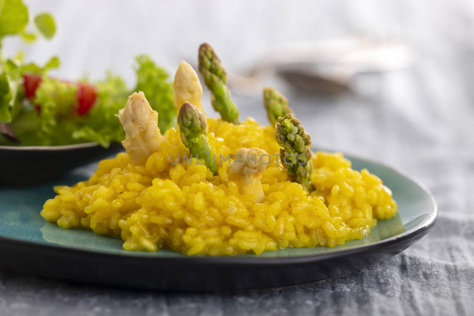 asparagus risotto by bernjuer