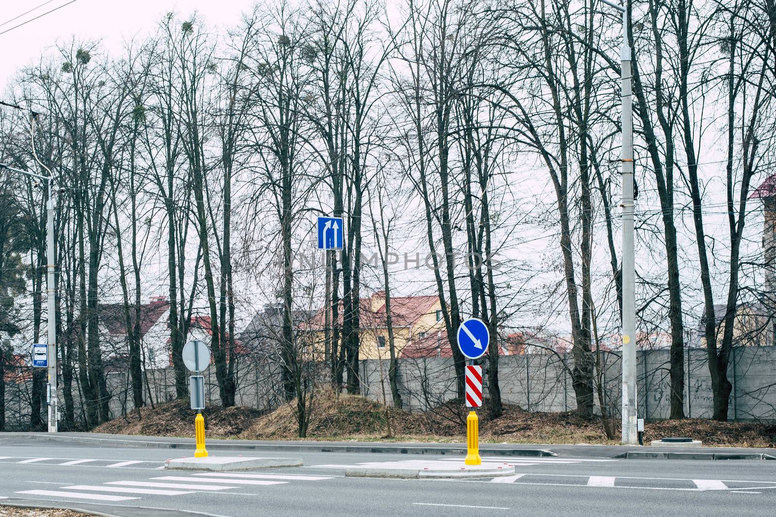 A small pedestrian crossing