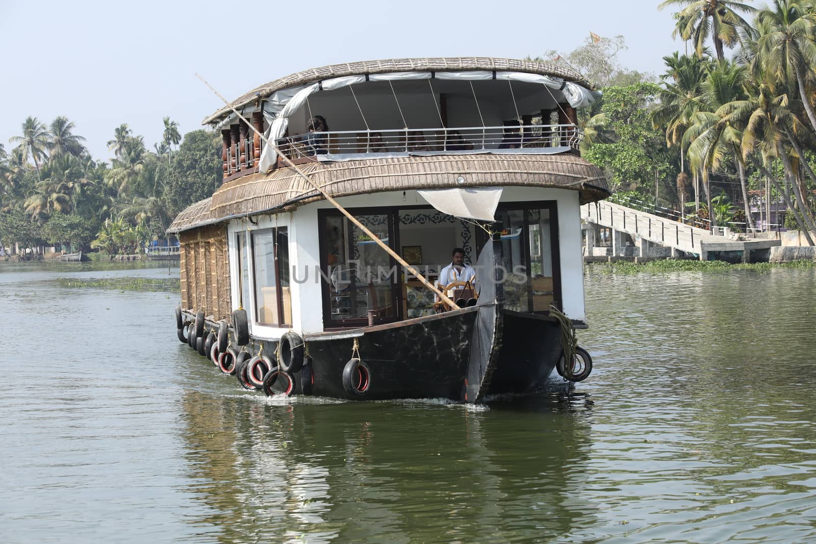 Tourist's Boat Kerala India