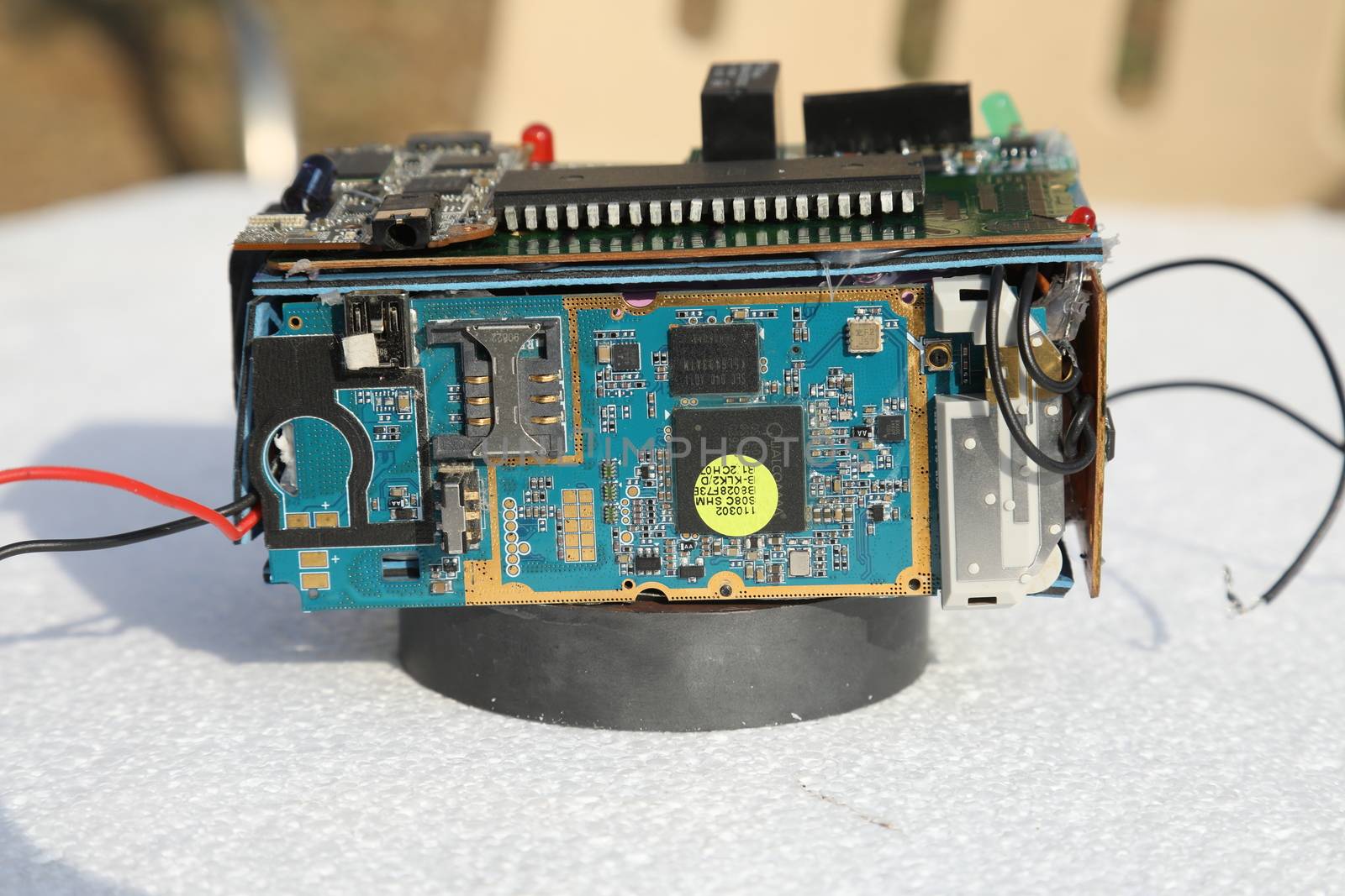 Computer Hardware Closeup