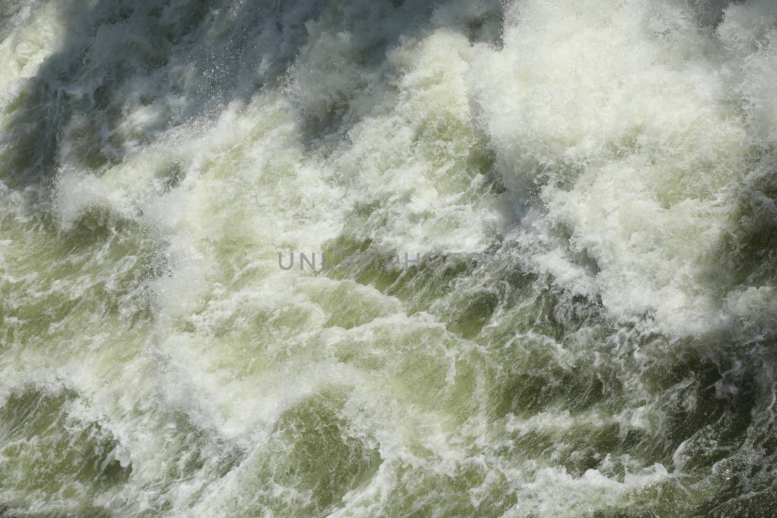 Water Slashes at Dam
