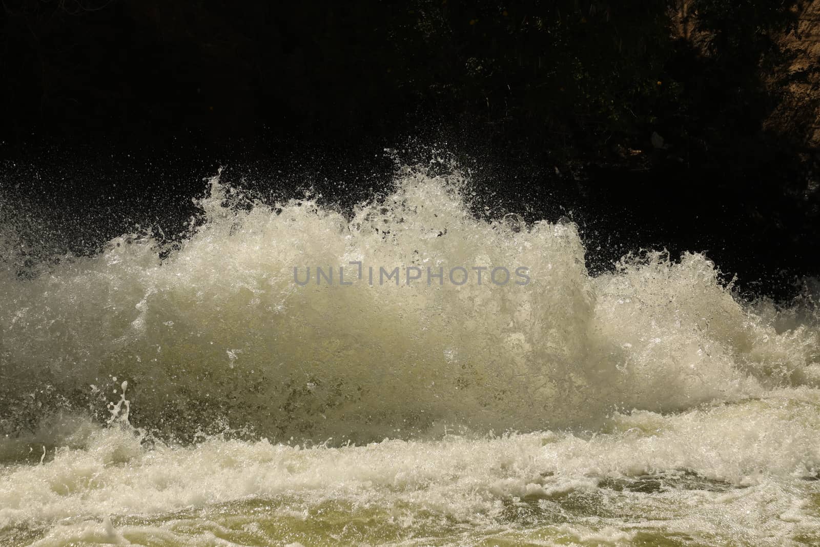 Water Slashes at Dam