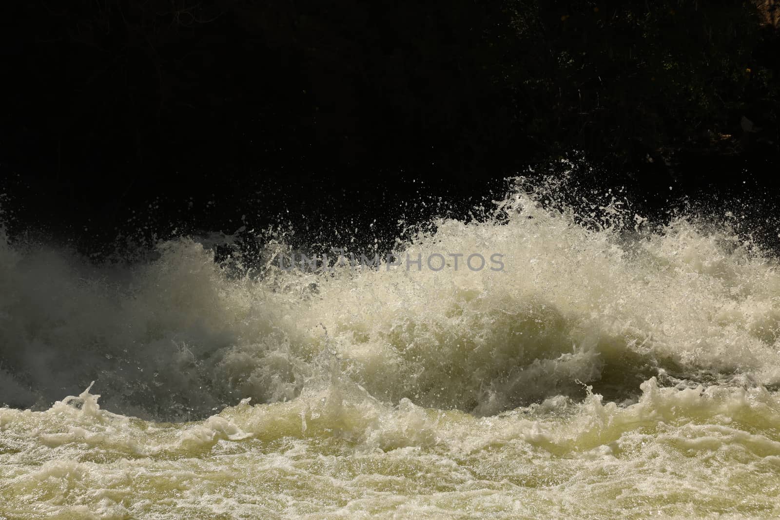 Water Slashes at Dam