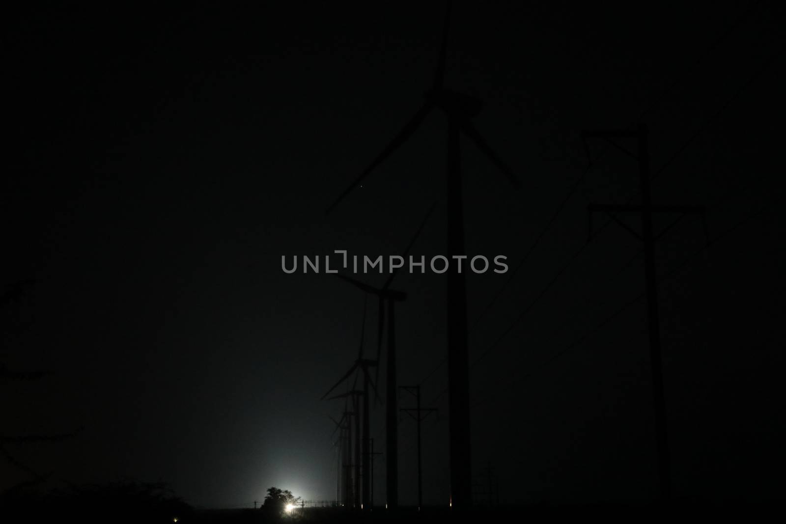 windmill rotating in Farm