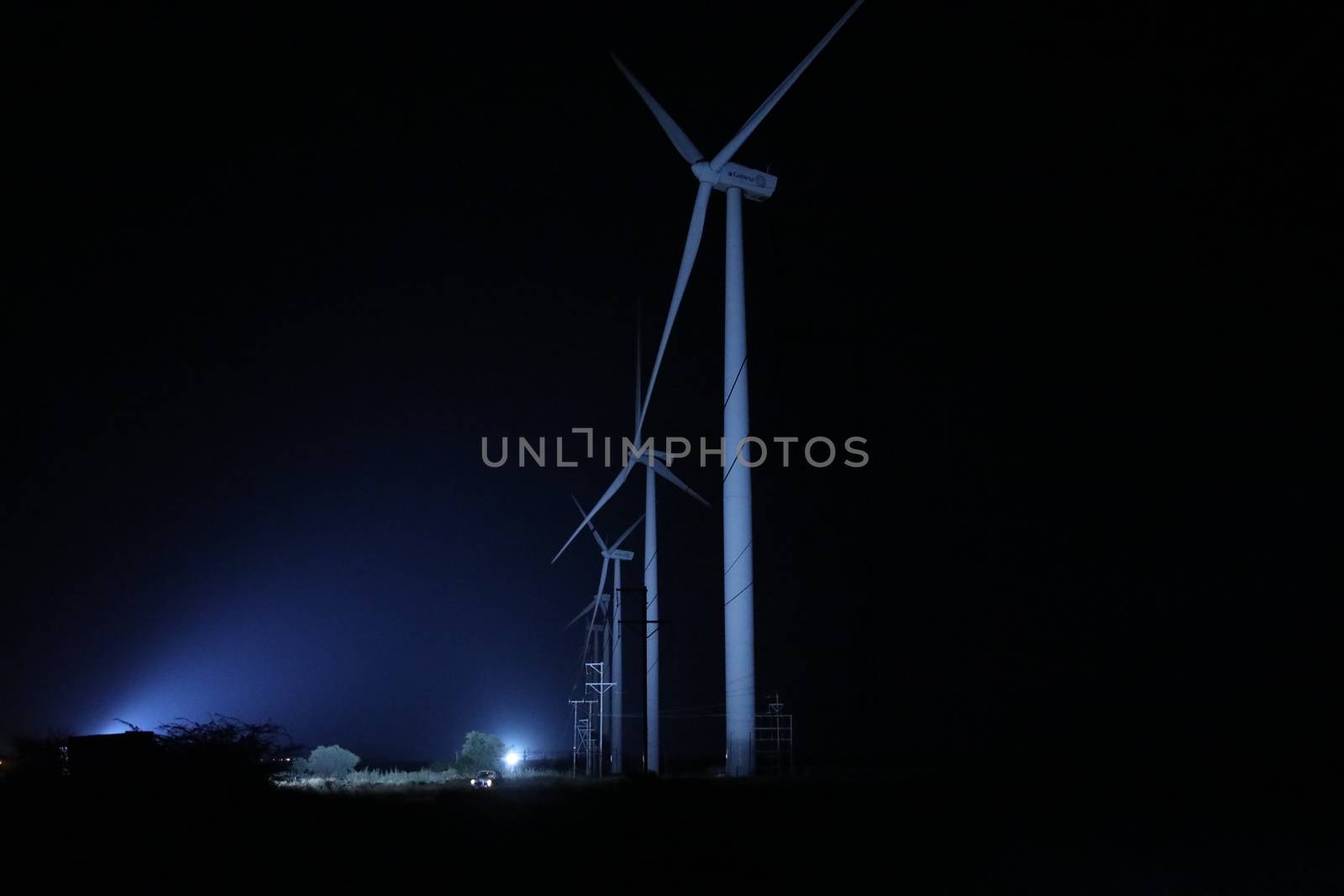 windmill rotating in Farm