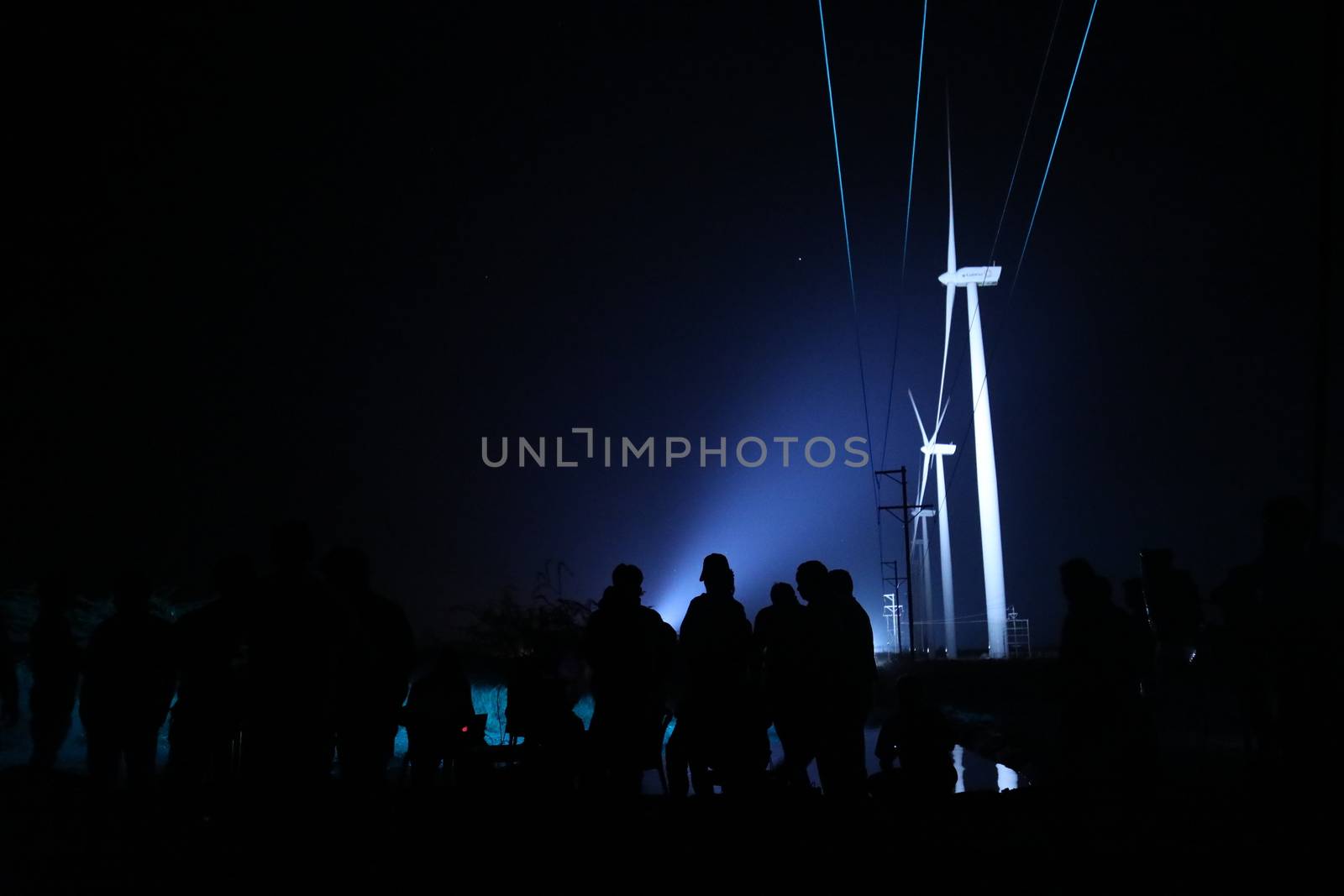 windmill rotating in Farm
