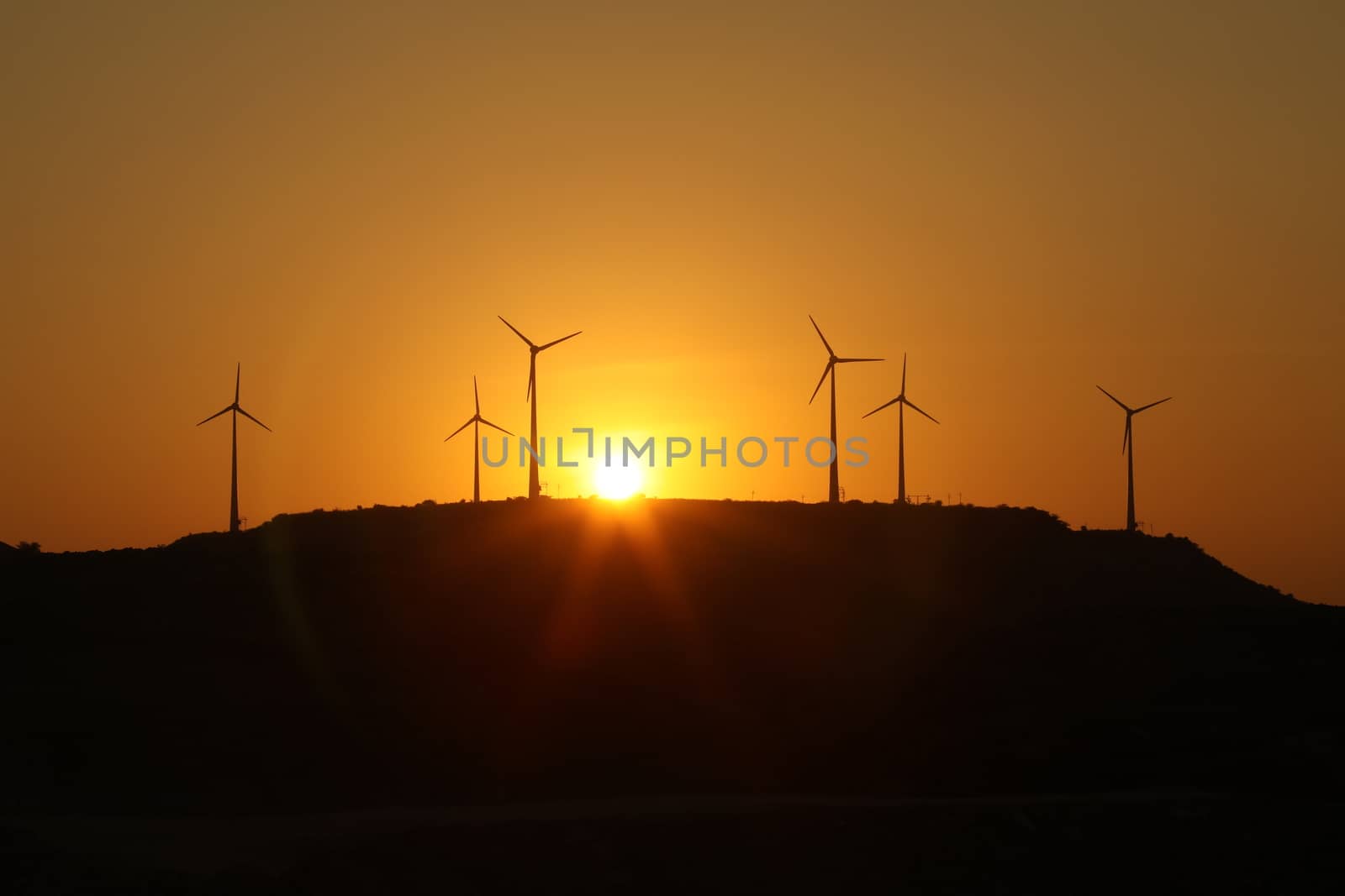 windmill rotating in Farm