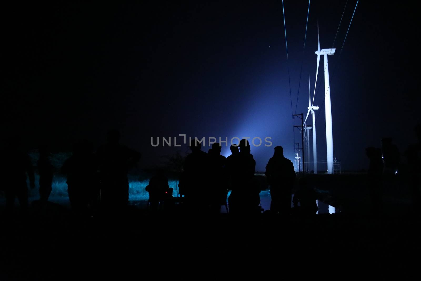 windmill rotating in Farm