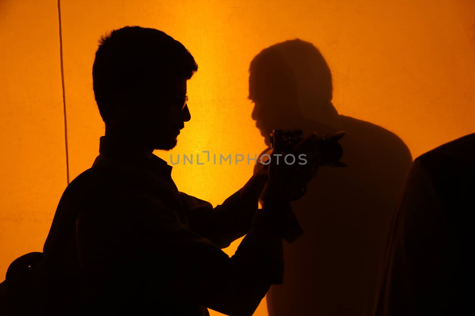 Lovers silhouette