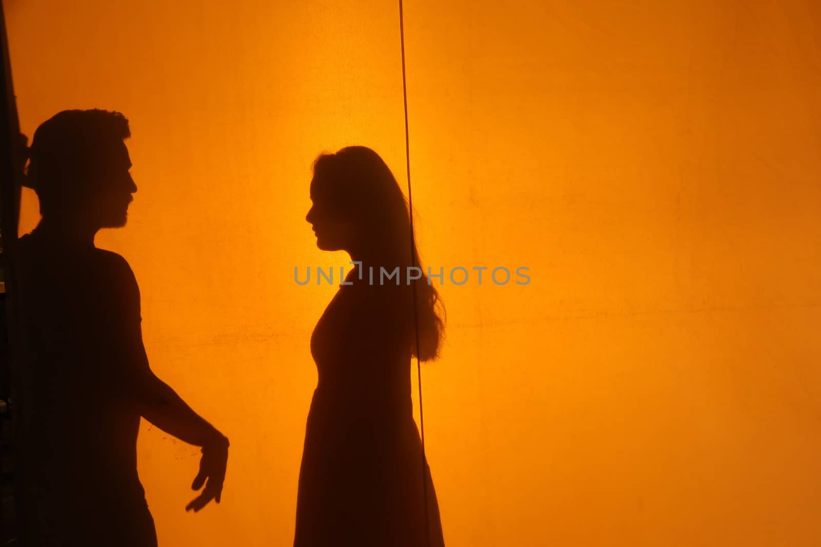 Lovers silhouette by rajastills