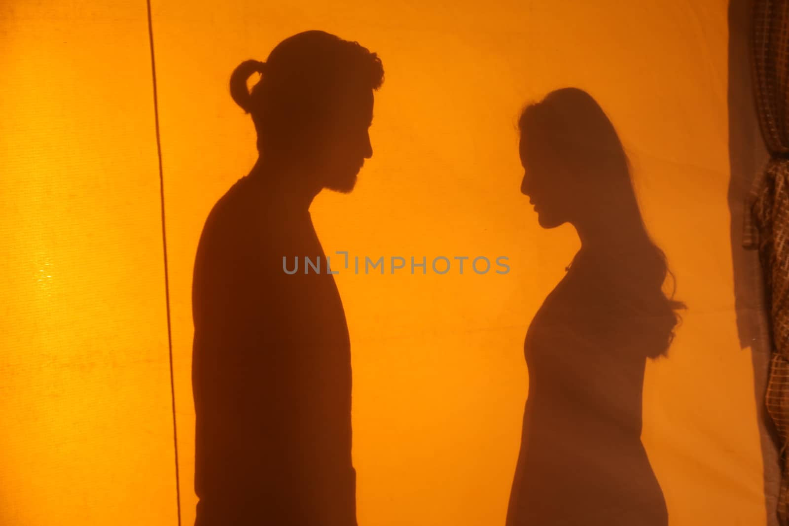 Lovers silhouette by rajastills