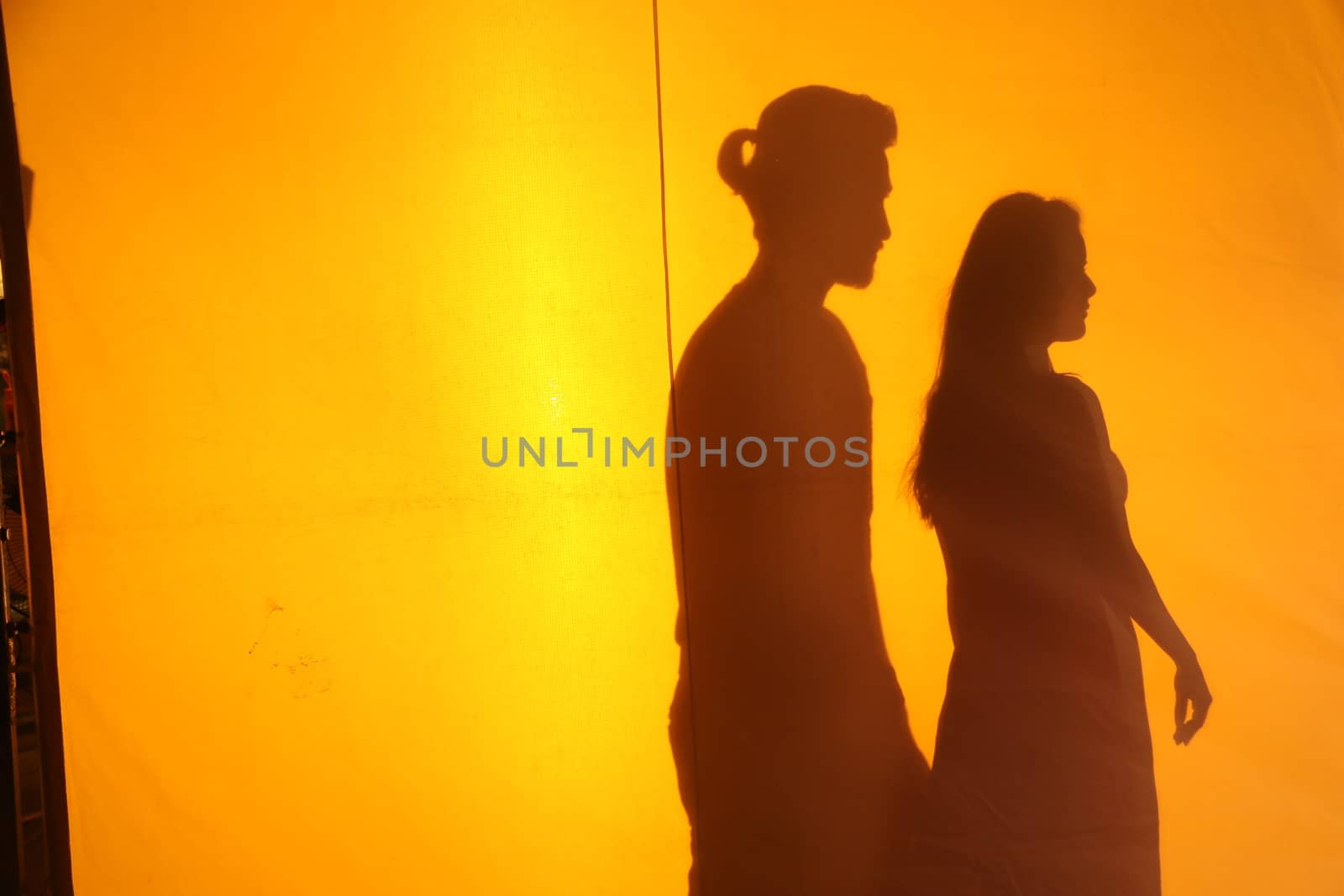 Lovers silhouette by rajastills