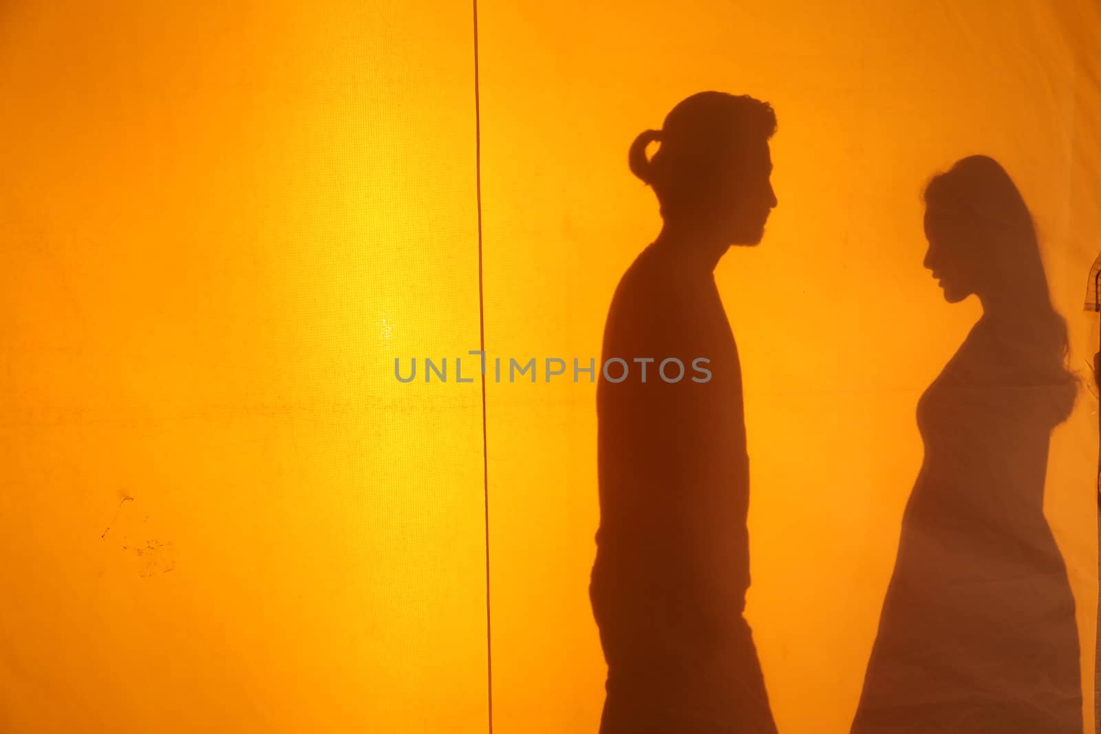 Lovers silhouette by rajastills