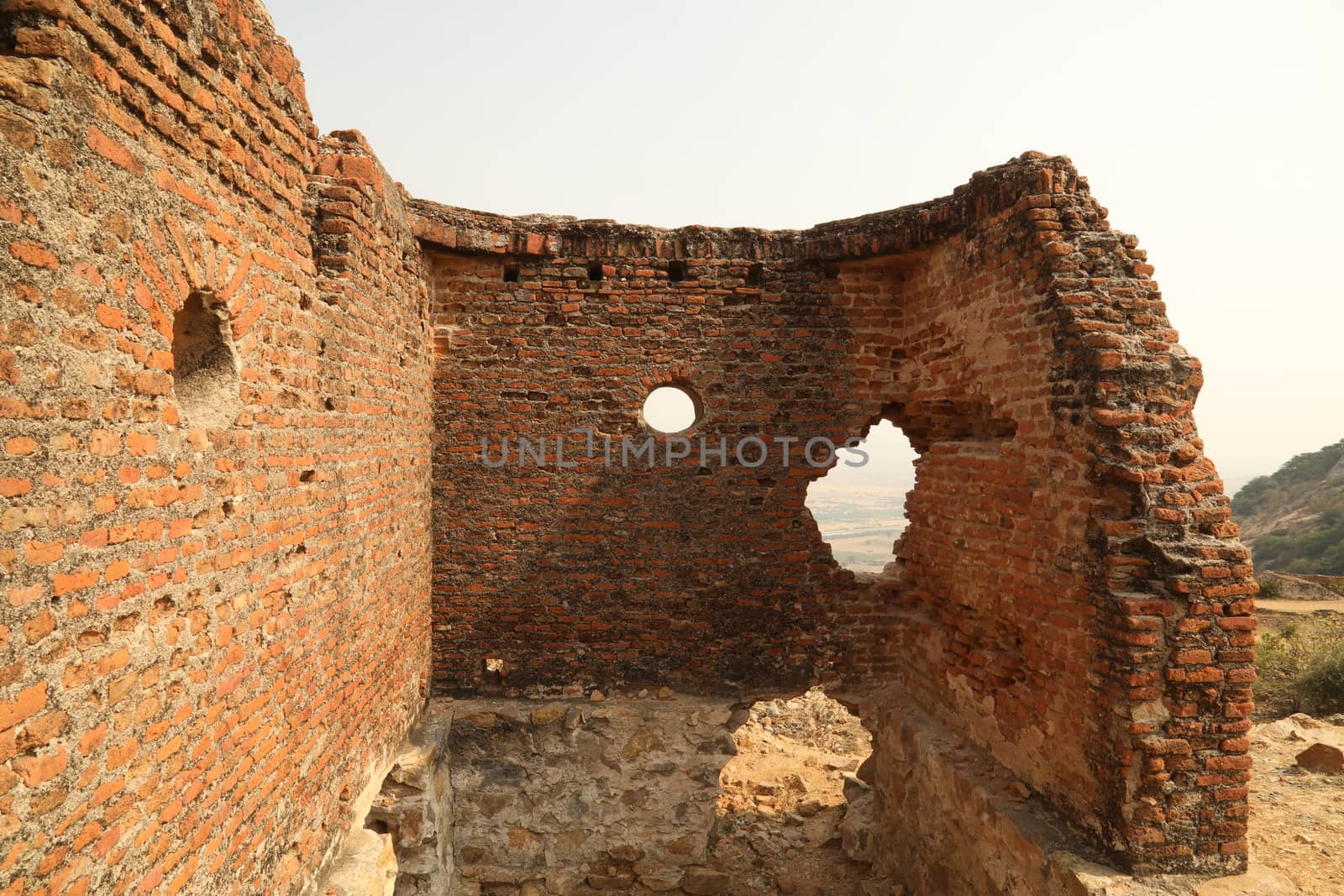 Heritage Fort wall by rajastills